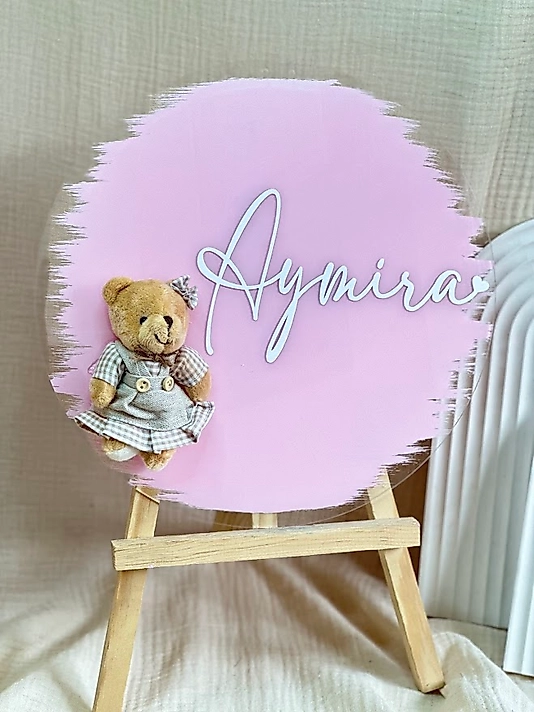 PLEKSİ BEBEK KAPI SÜSÜ