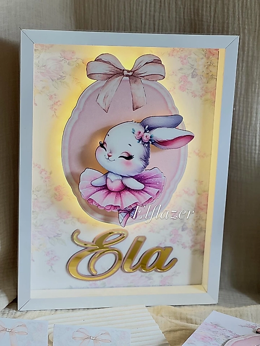 Tavşanlı İsimli Bebek Kapı Süsü – Kişiye Özel Hastane Kapı Süsü